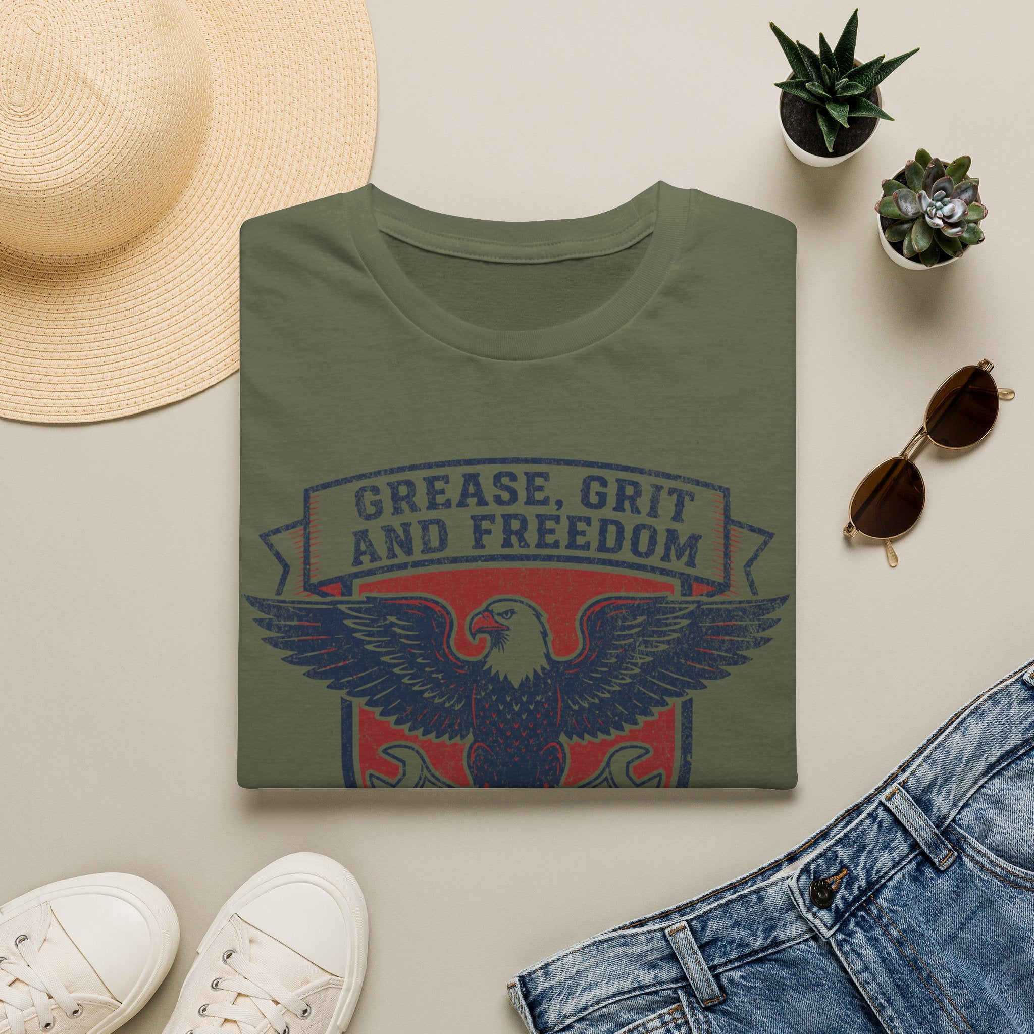 grease grit freedom T-Shirt