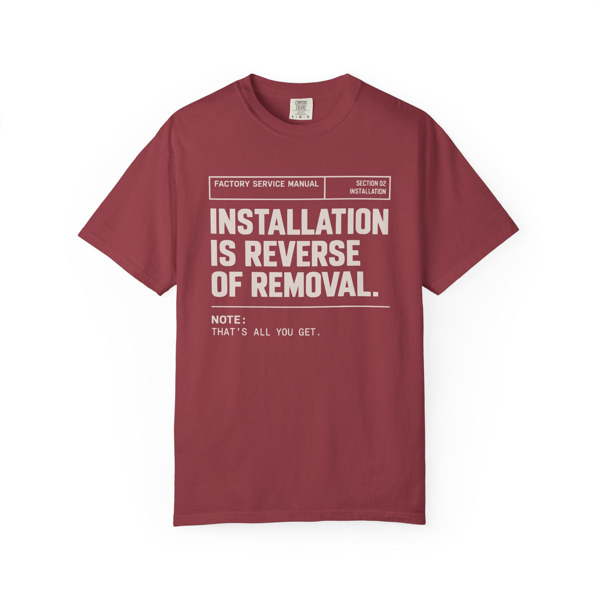 Reverse Of Removal T-shirt