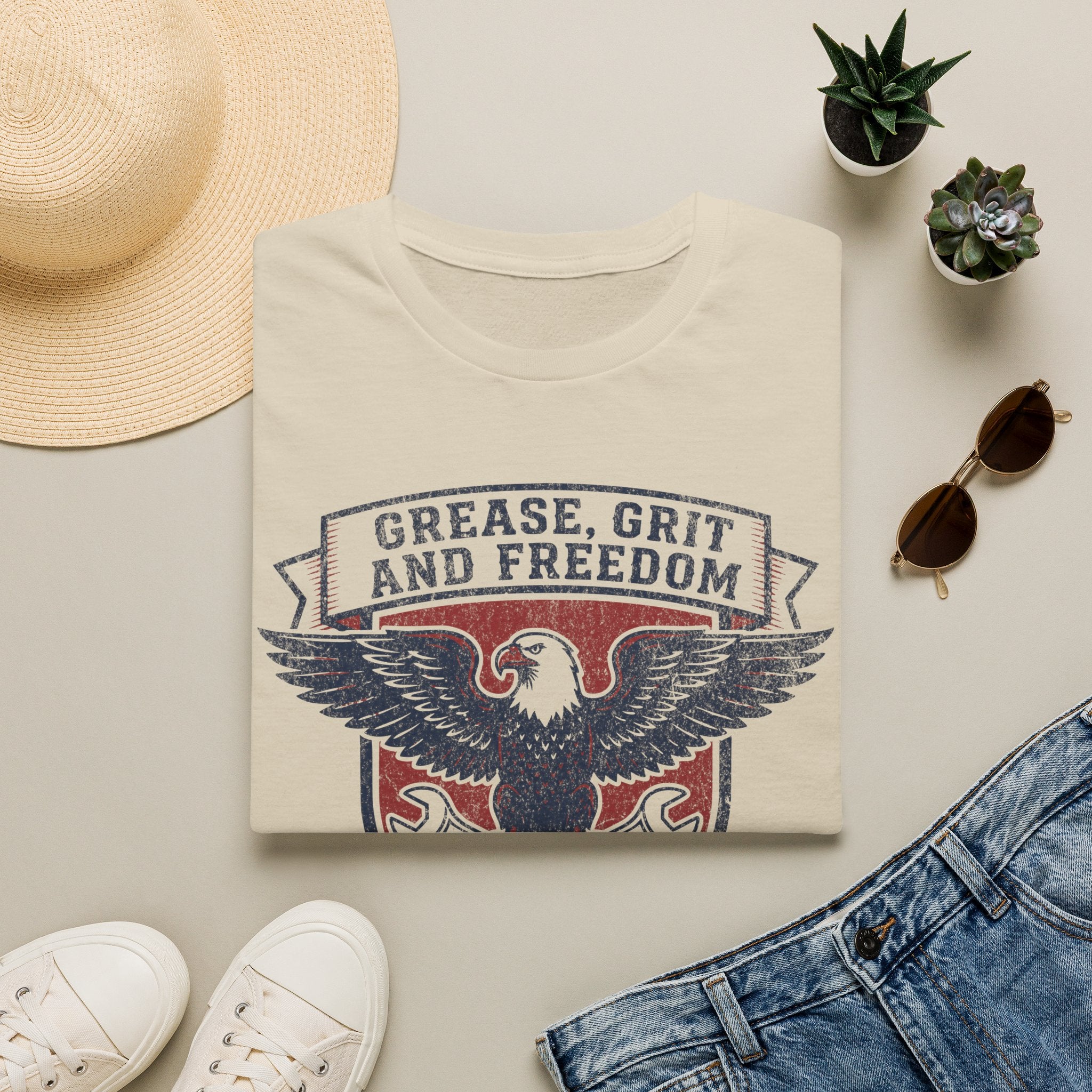 grease grit freedom T-Shirt