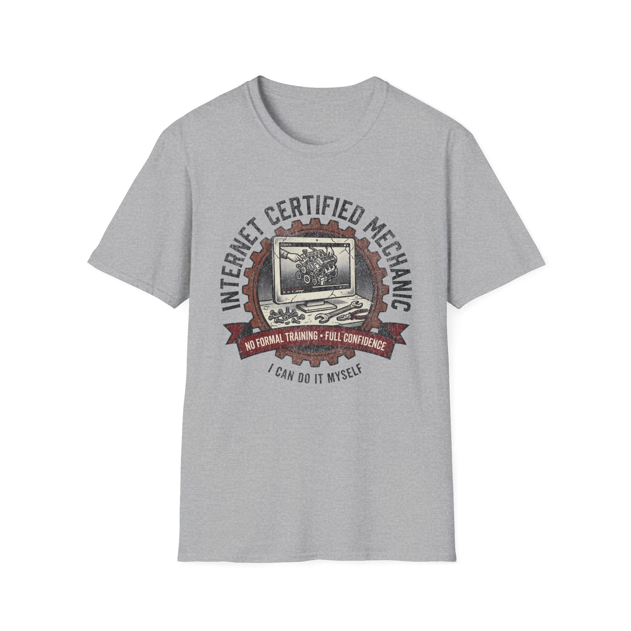 internet certified mechanic t-shirt