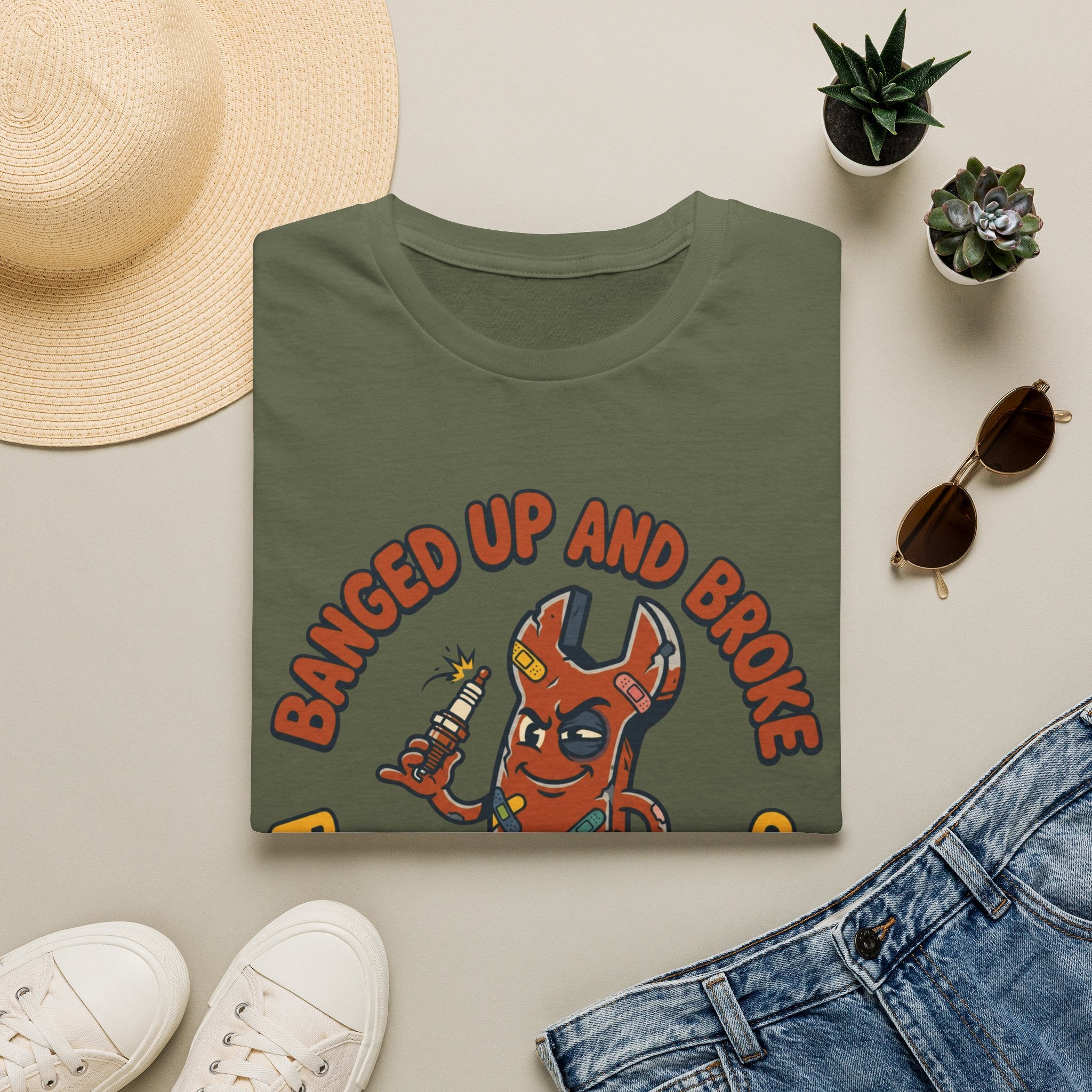 banged up and broke T-Shirt