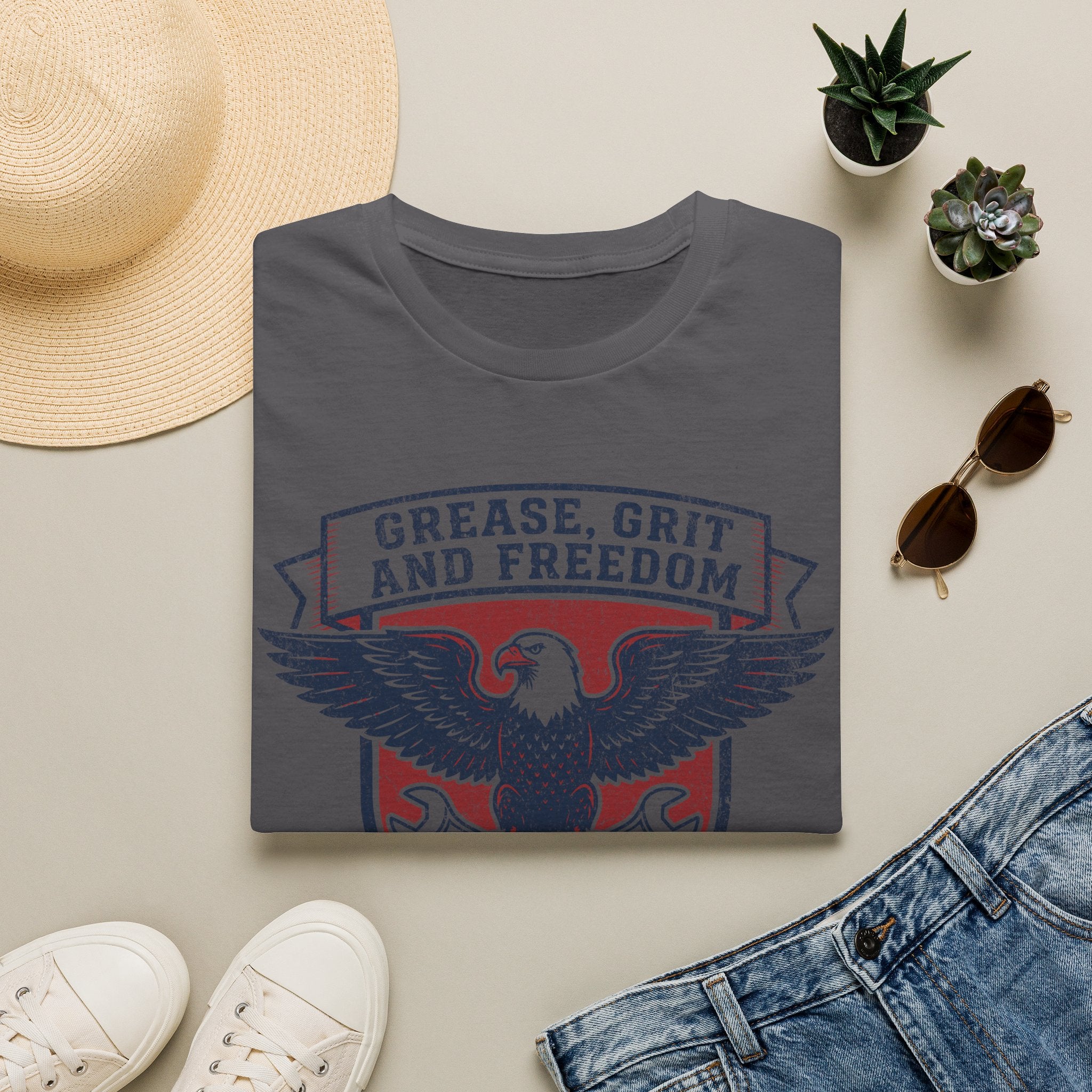 grease grit freedom T-Shirt