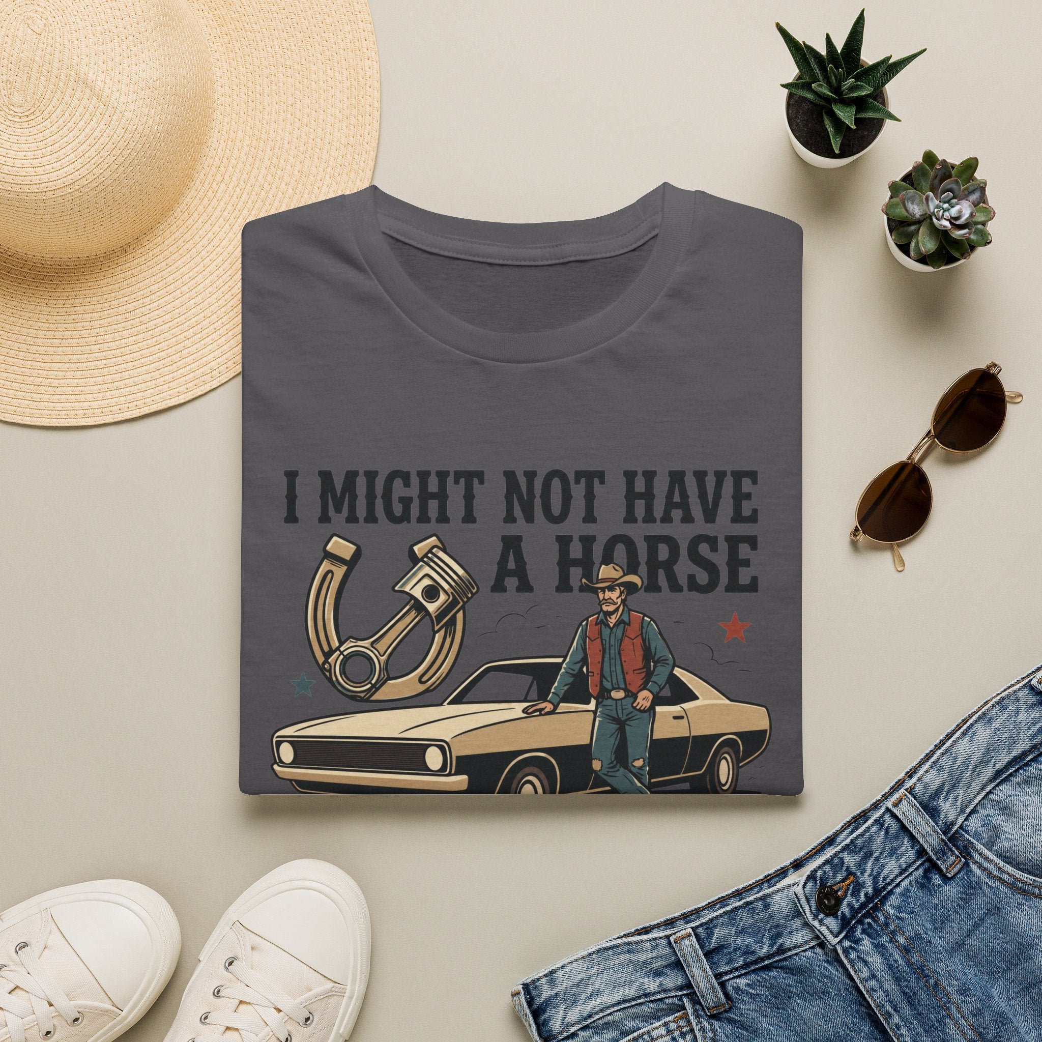 no horse just power T-Shirt