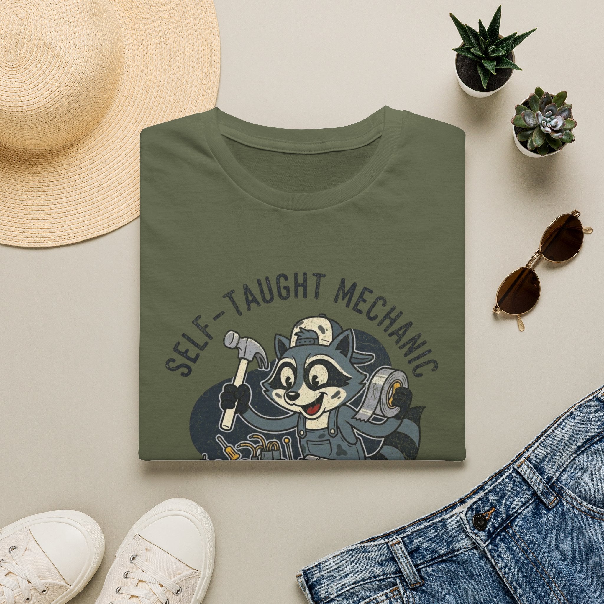 self taught racoon T-Shirt