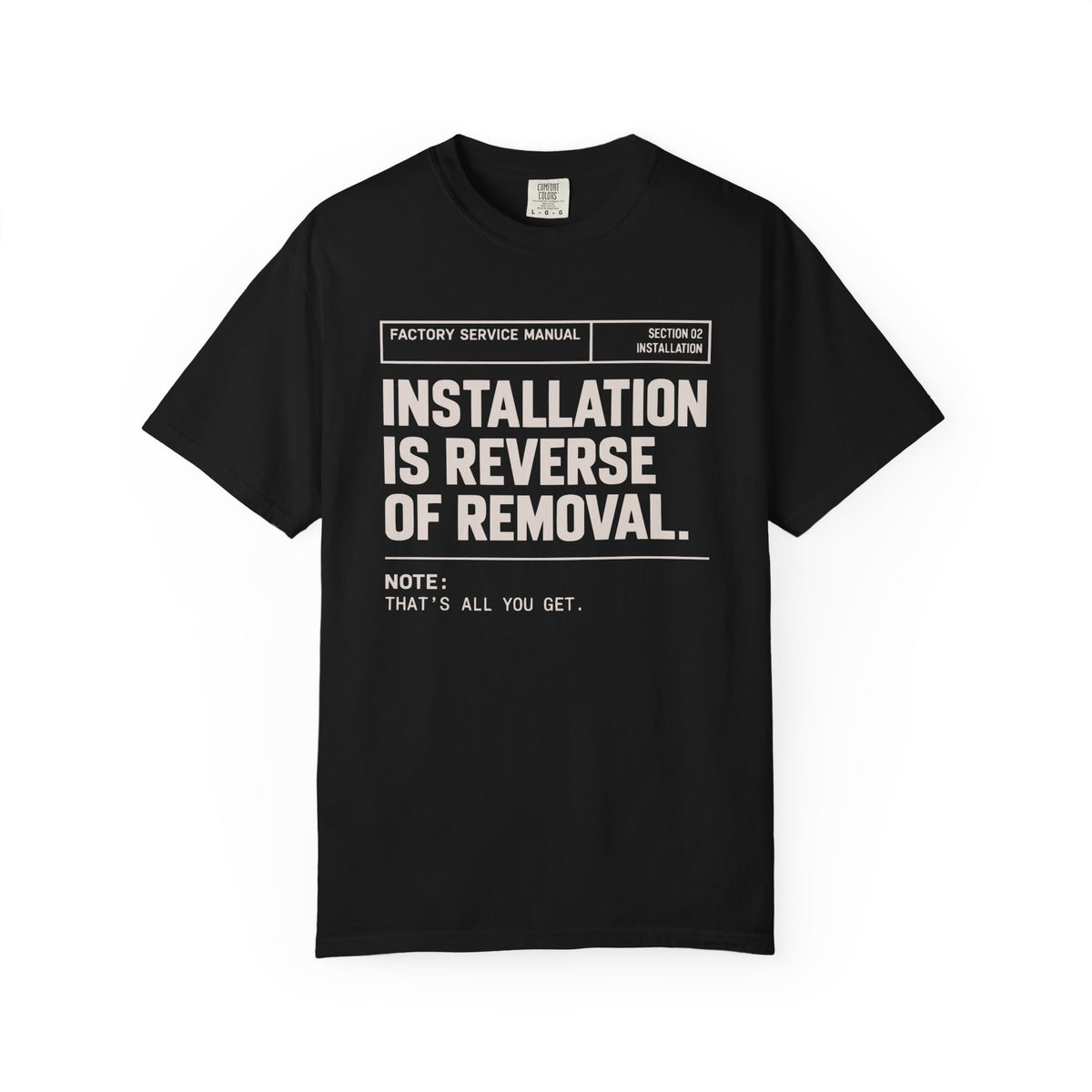 Reverse Of Removal T-shirt