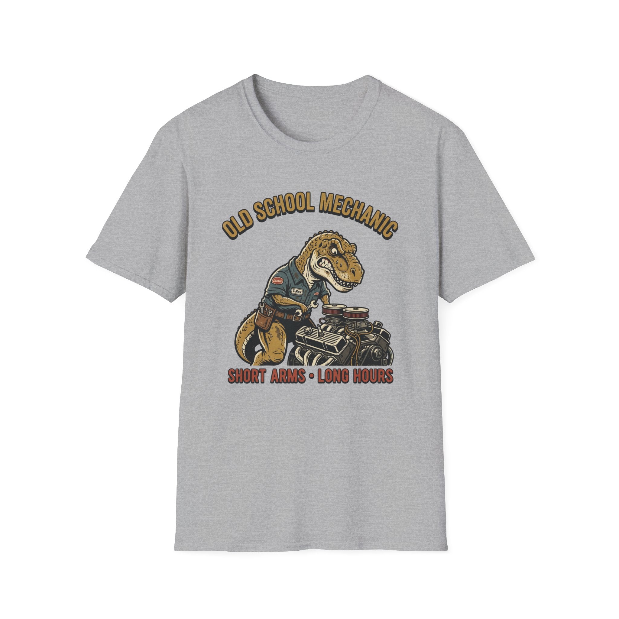 old school mechanic dino T-Shirt