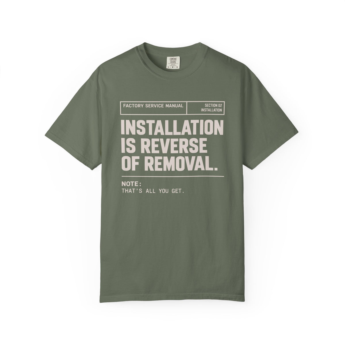 Reverse Of Removal T-shirt