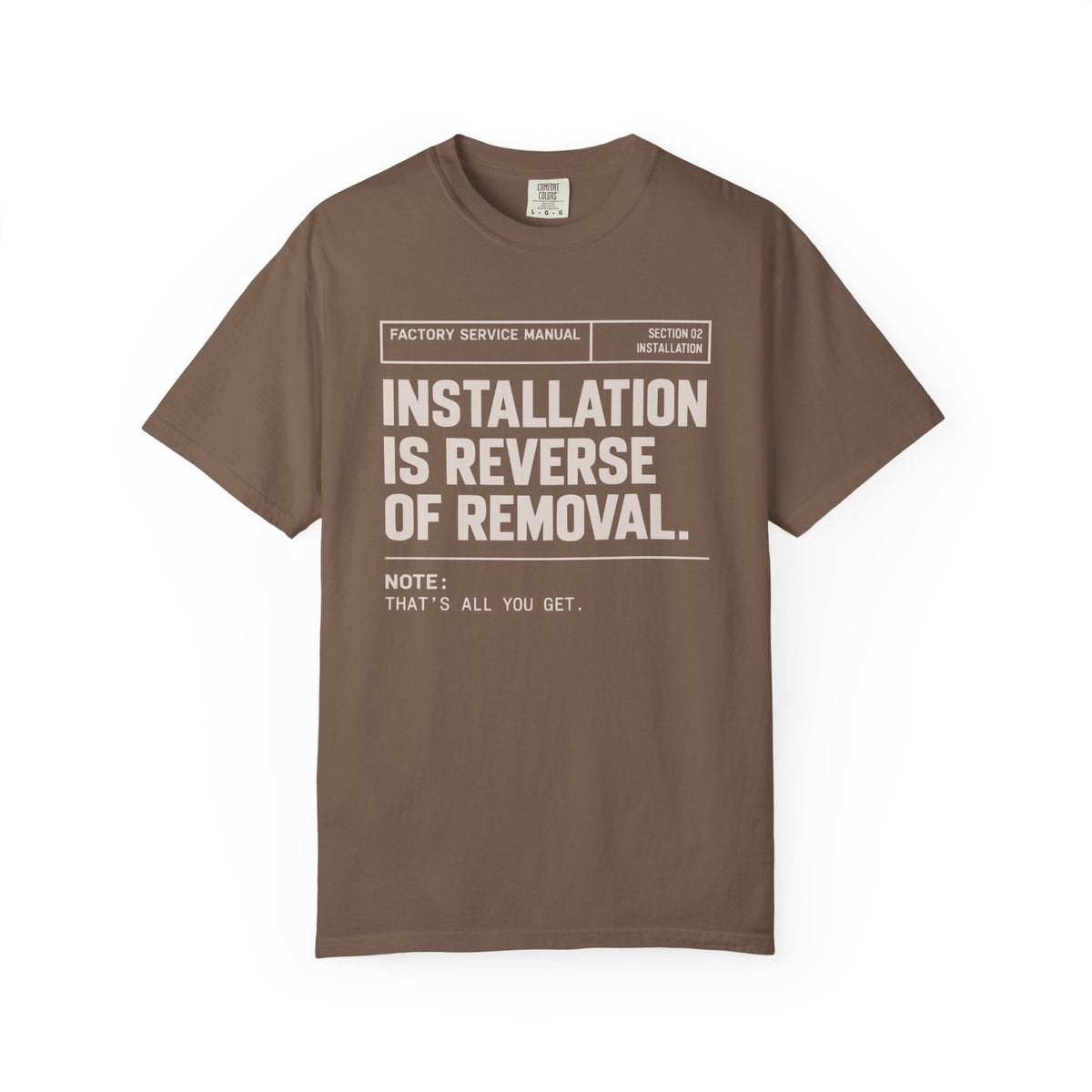 Reverse Of Removal T-shirt