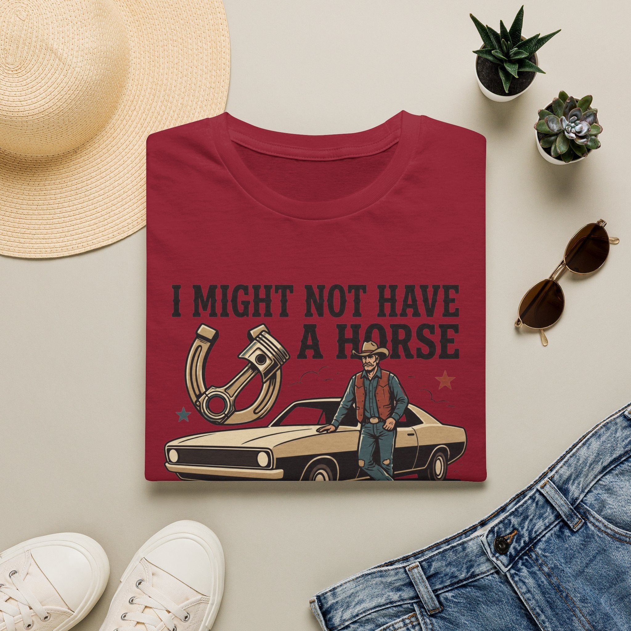 no horse just power T-Shirt