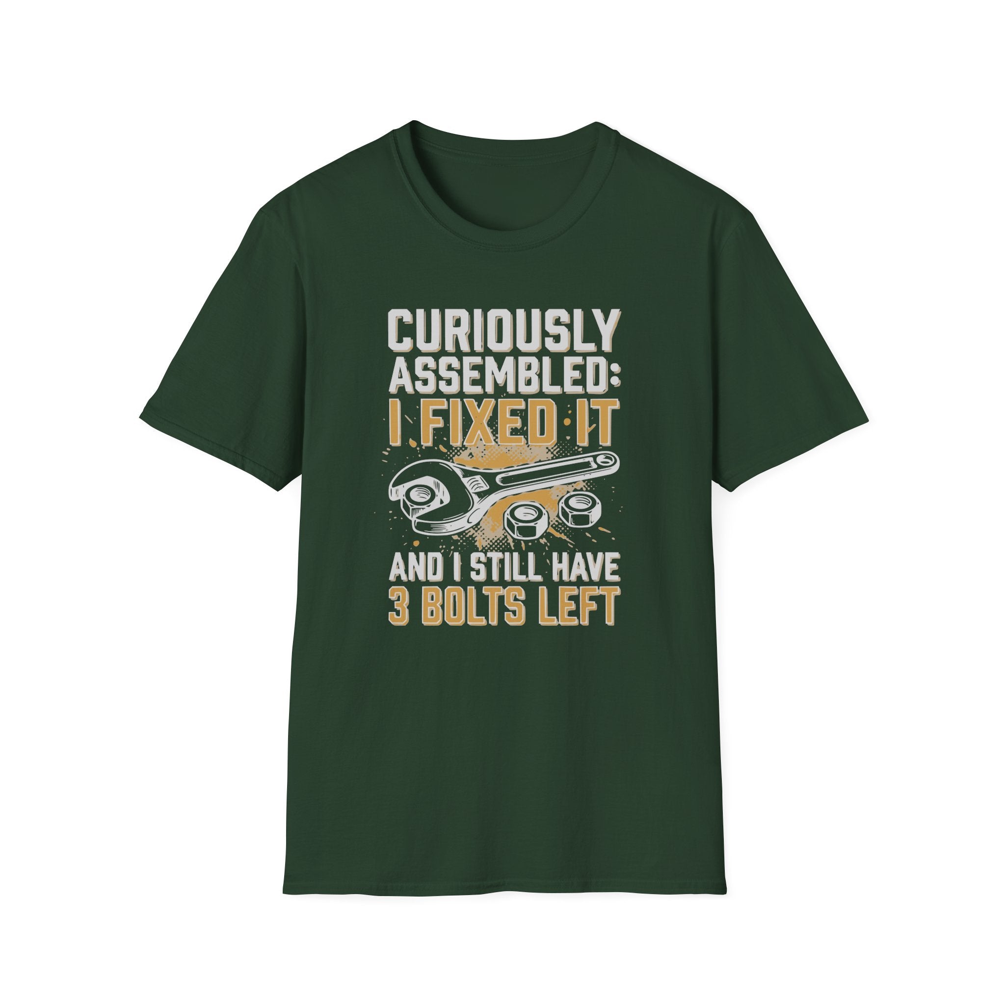 curiously assembled T-Shirt