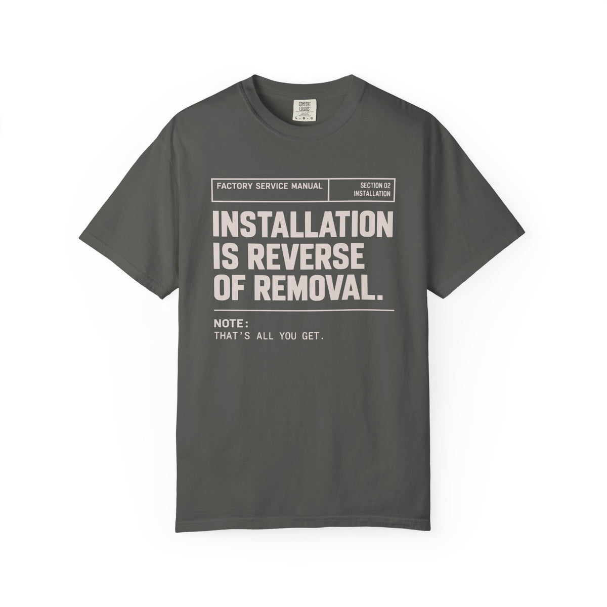 Reverse Of Removal T-shirt