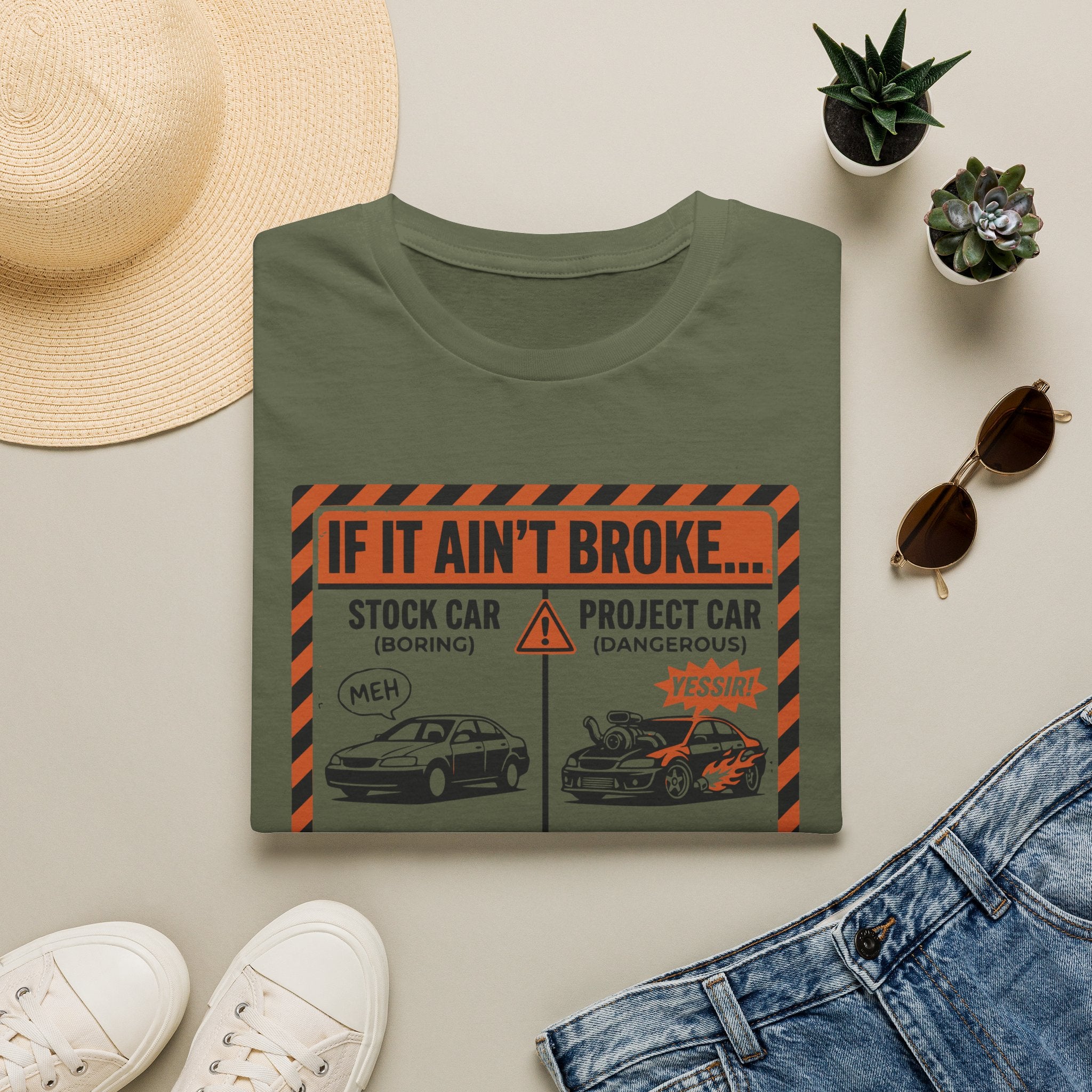 if it ain't broke warning T-Shirt