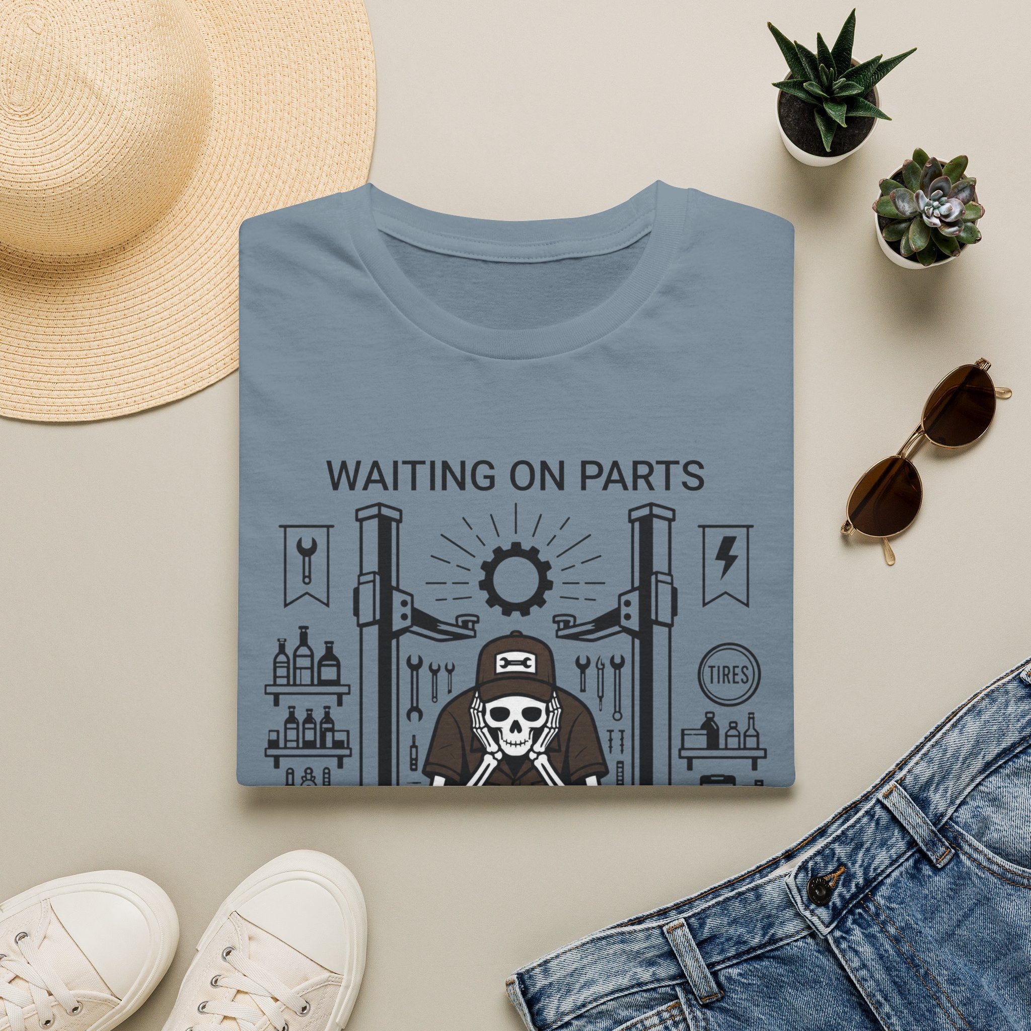 Waiting on parts T-shirt