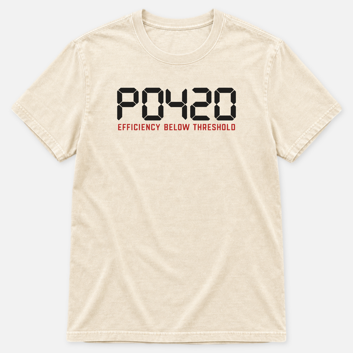 Efficiency Below Threshold T-shirt
