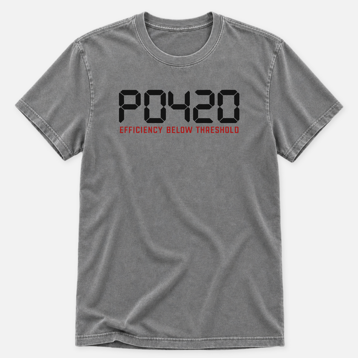 Efficiency Below Threshold T-shirt