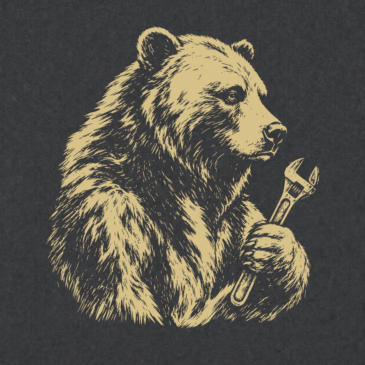 Bear with Wrench T-shirt