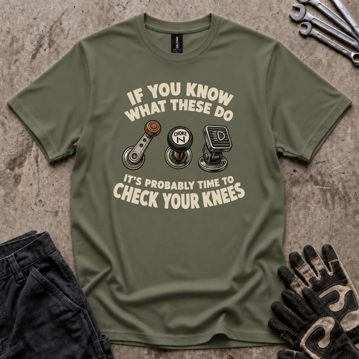 Check Your Knees T-Shirt