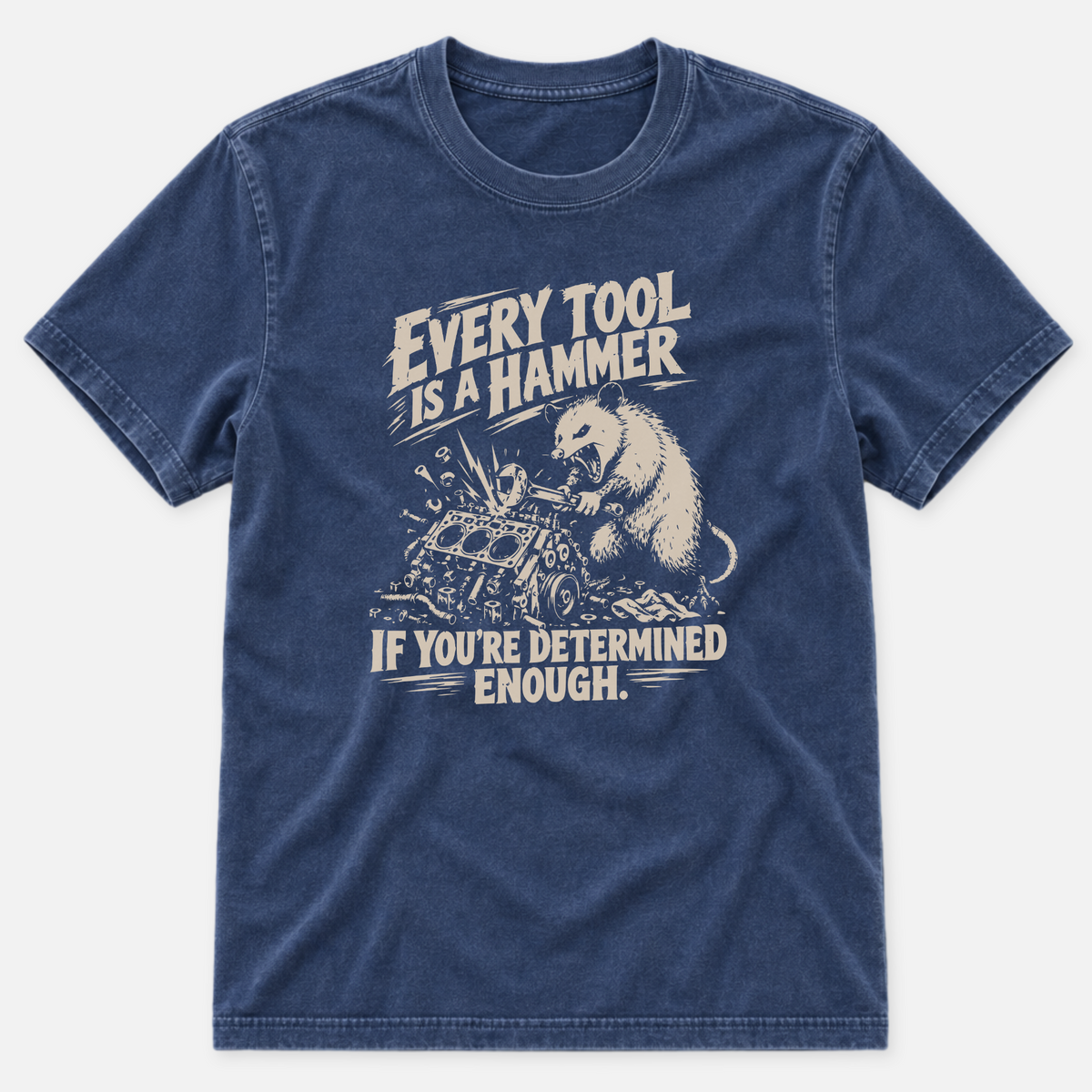 Determined Opossum  T-shirt