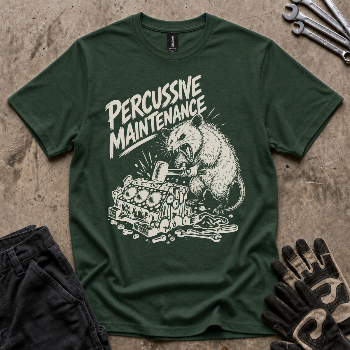 Percussive Maintenance T-Shirt