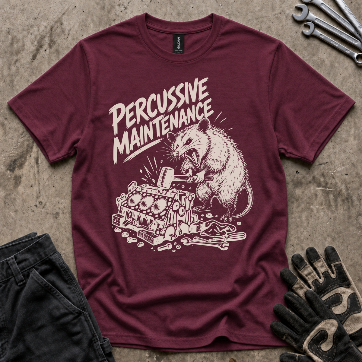 Percussive Maintenance T-Shirt