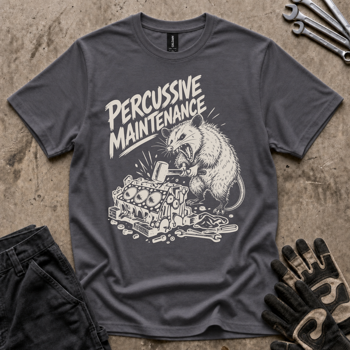 Percussive Maintenance T-Shirt