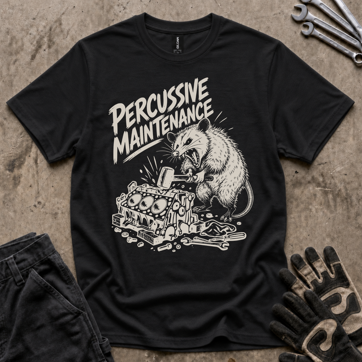 Percussive Maintenance T-Shirt