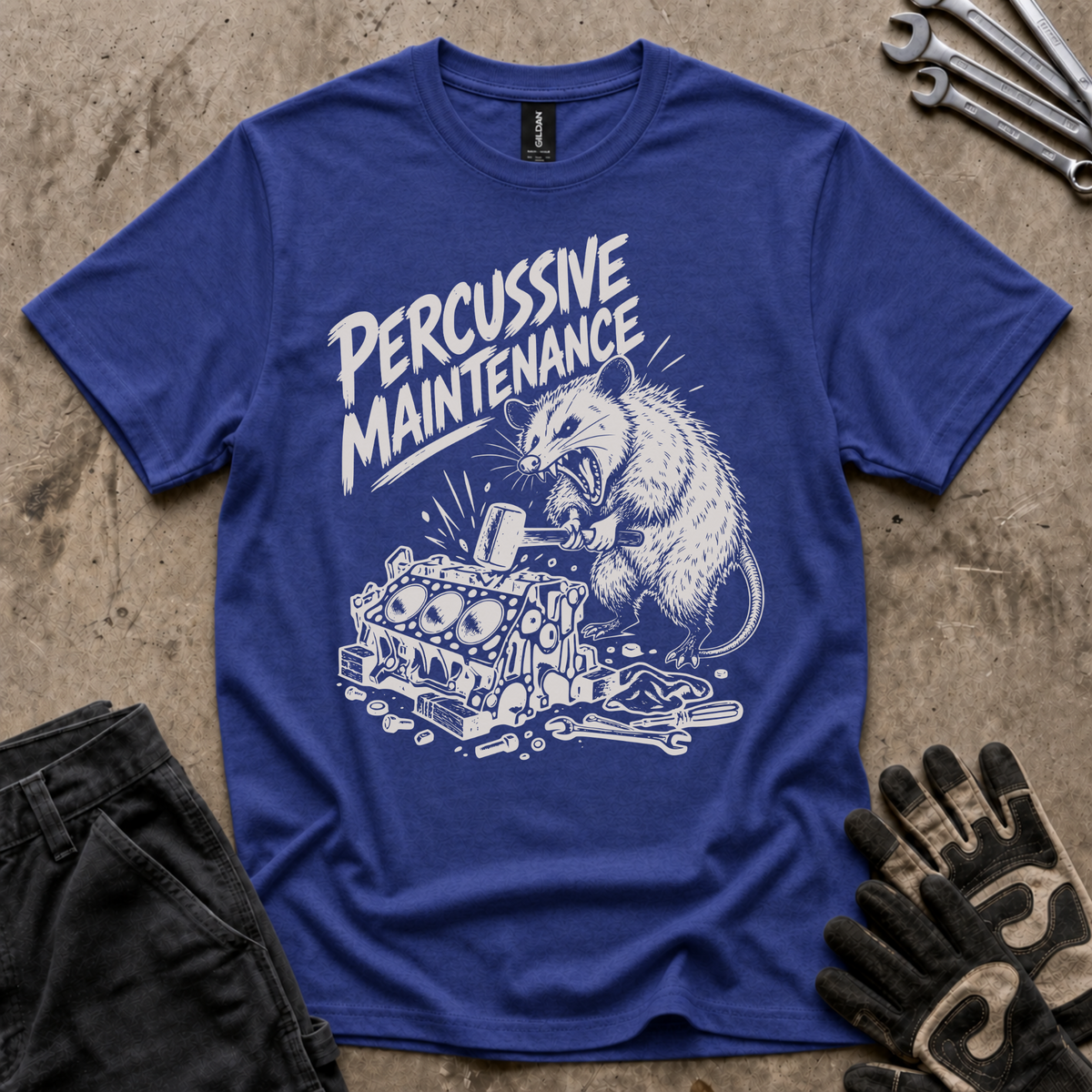 Percussive Maintenance T-Shirt