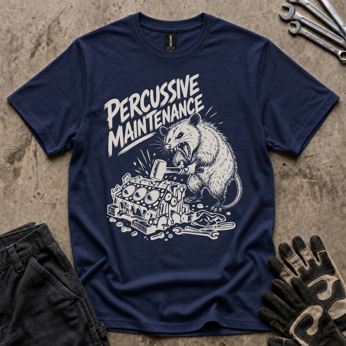Percussive Maintenance T-Shirt