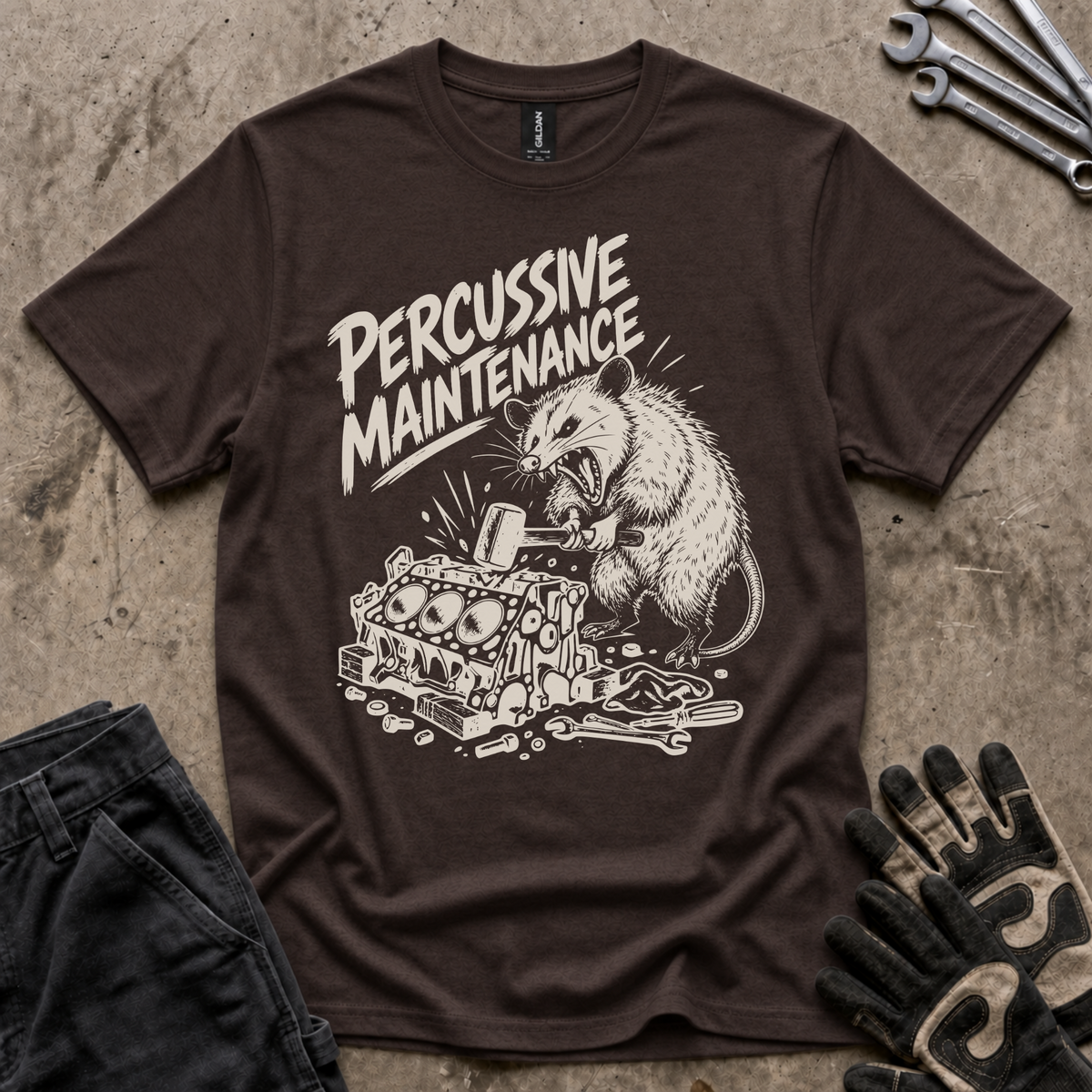 Percussive Maintenance T-Shirt