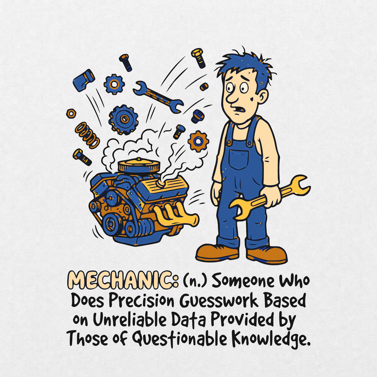 Mechanic Definition T-shirt