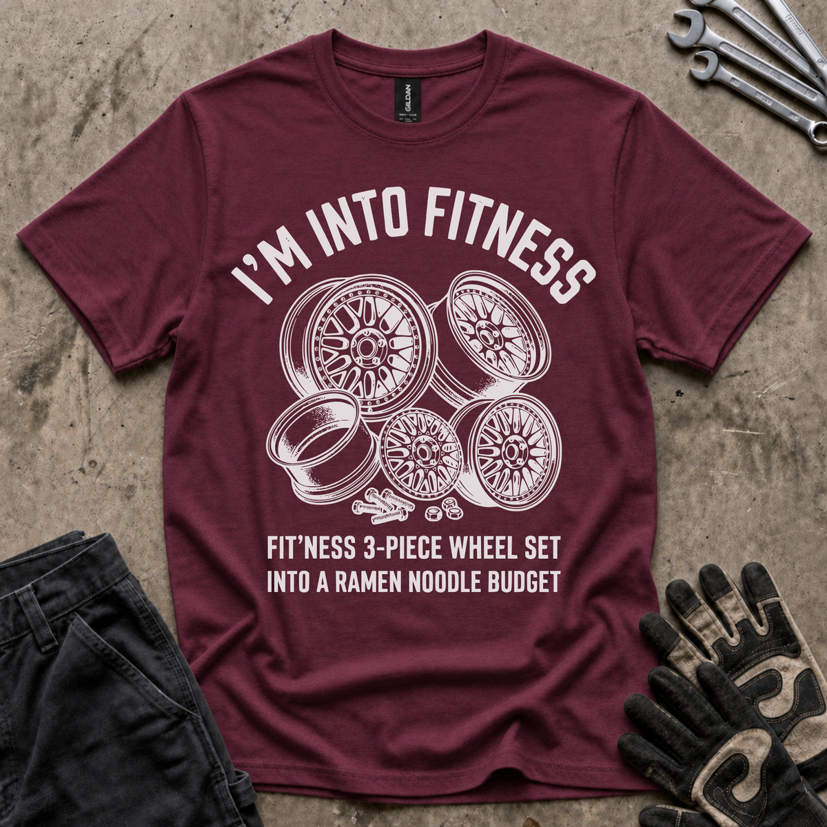 Fitness Wheel Set T-Shirt