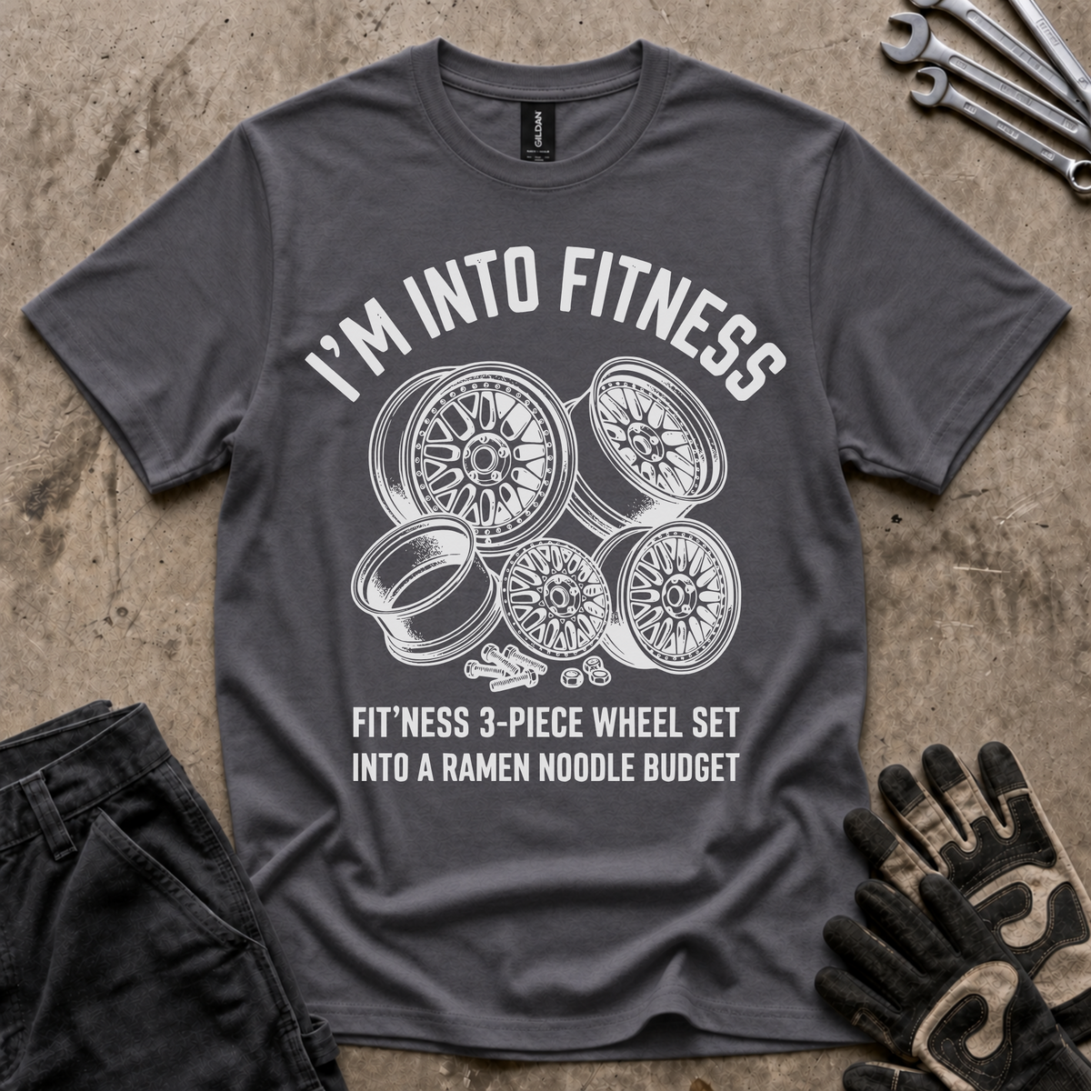 Fitness Wheel Set T-Shirt