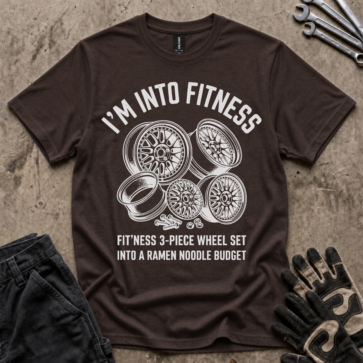 Fitness Wheel Set T-Shirt