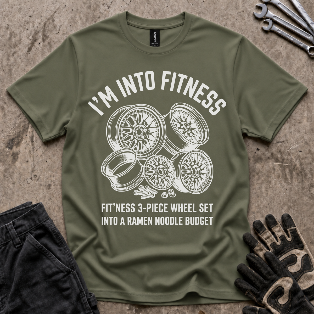 Fitness Wheel Set T-Shirt