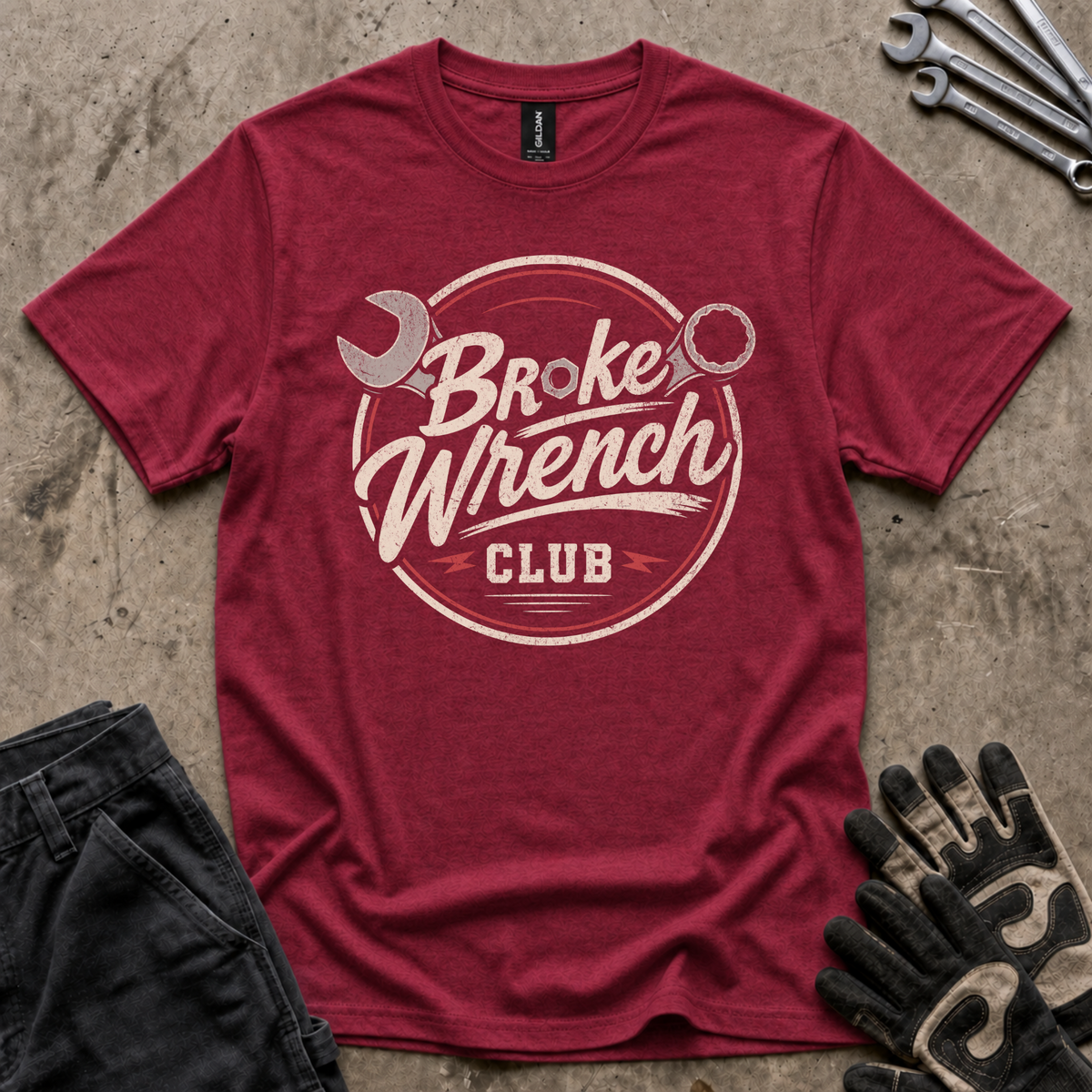 Broke Wrench Club Logo T-Shirt