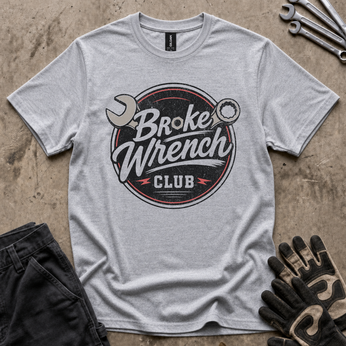 Broke Wrench Club Logo T-Shirt