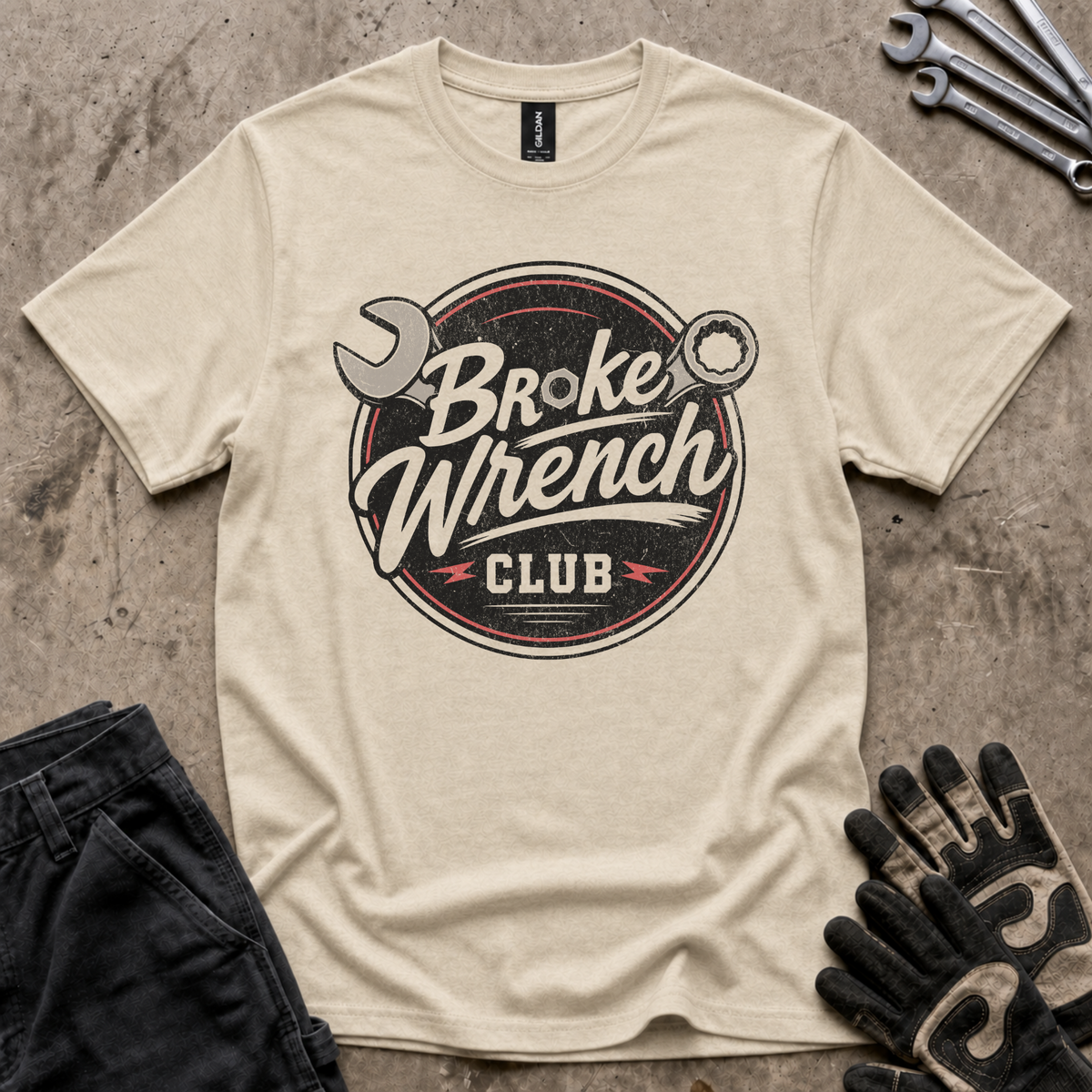 Broke Wrench Club Logo T-Shirt