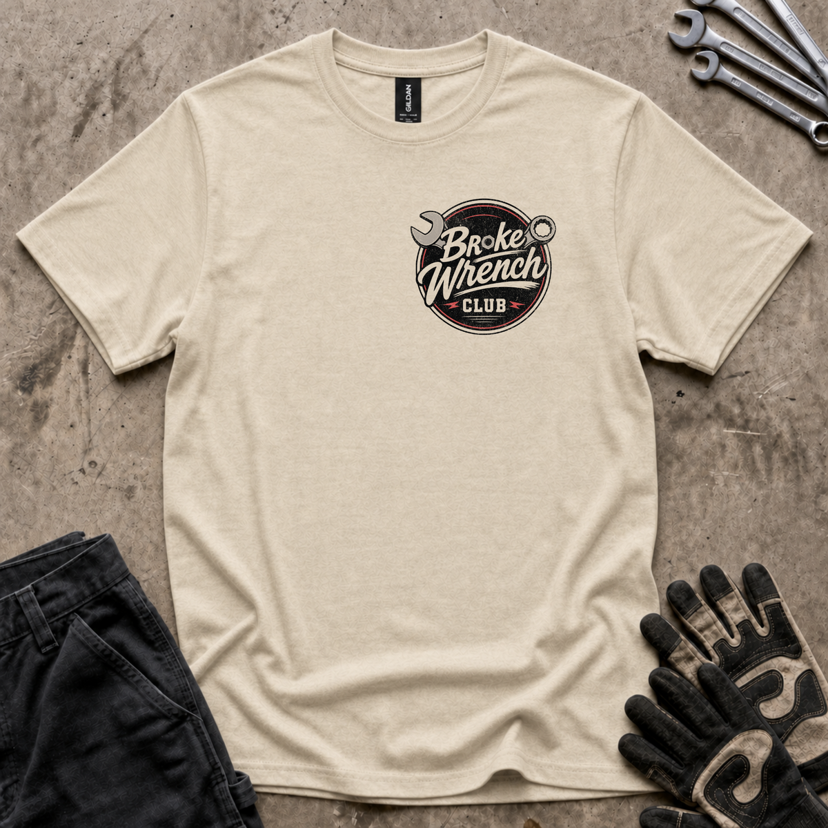 Broke Wrench Club Corner T-Shirt