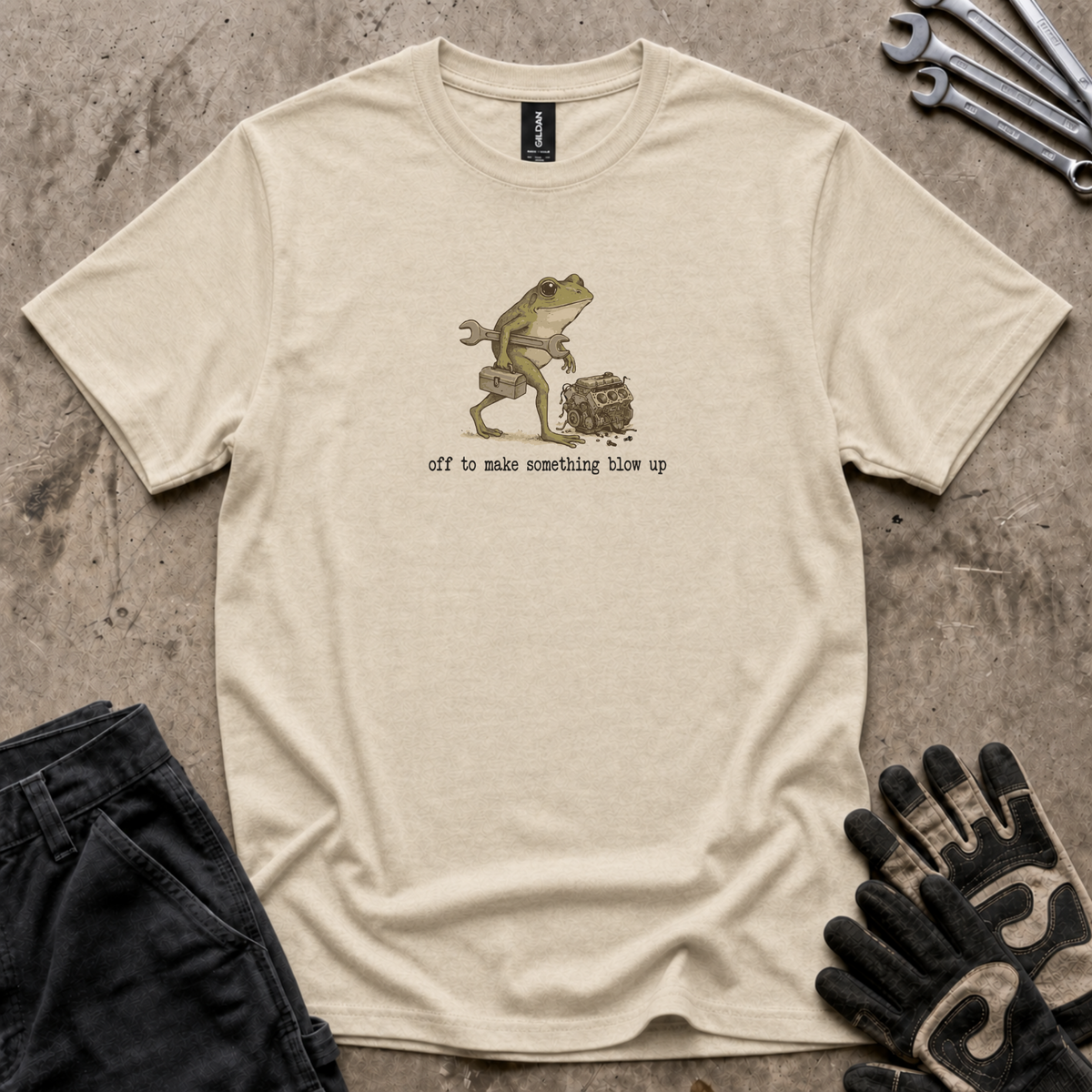 Frog Mechanic  T-Shirt