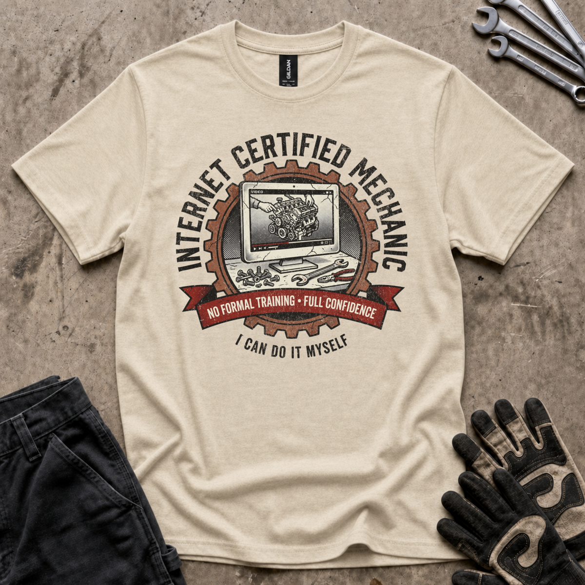 Internet Certified Mechanic T-Shirt