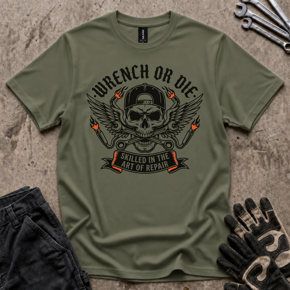 Wrench or Die T-Shirt