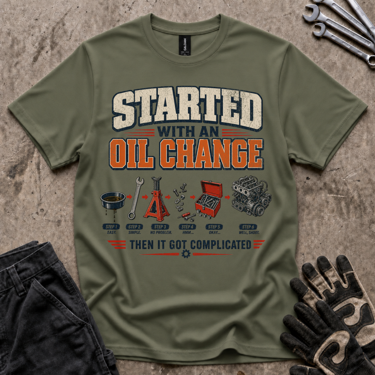Oil Change T-Shirt
