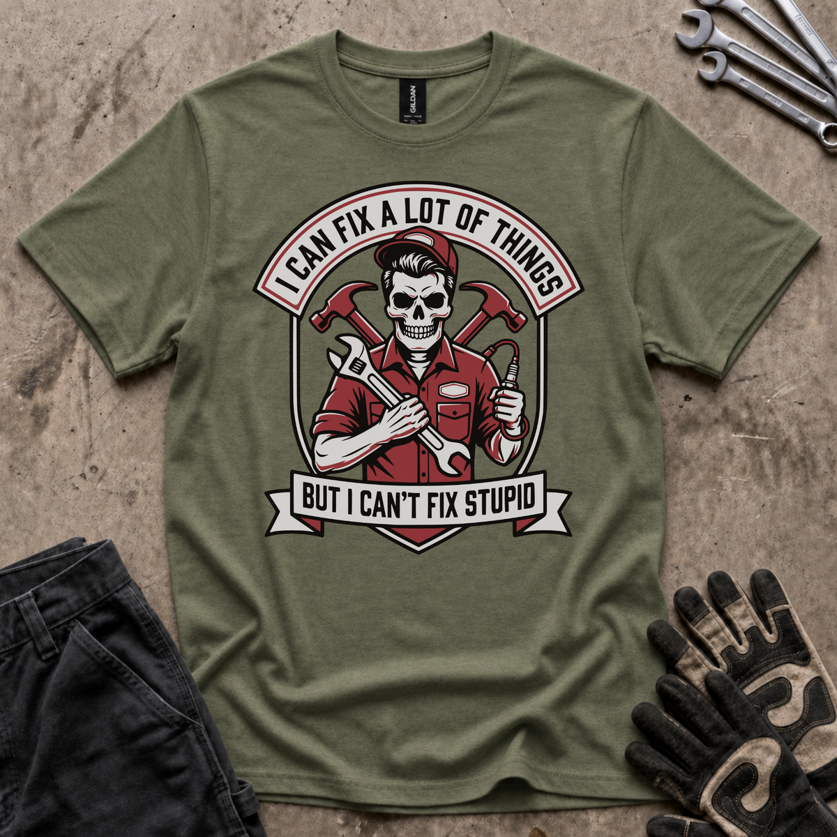 I Can't Fix Stupid T-Shirt