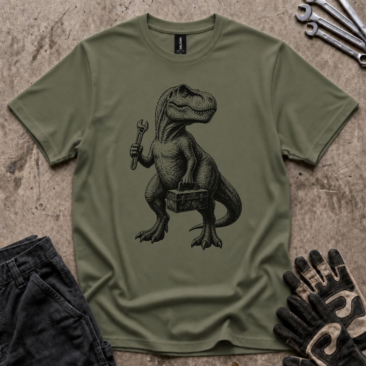 T-Rex Mechanic T-Shirt