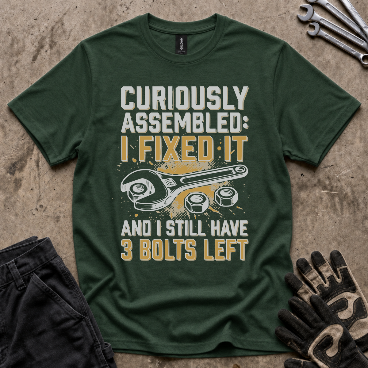 Curiously Assembled T-Shirt
