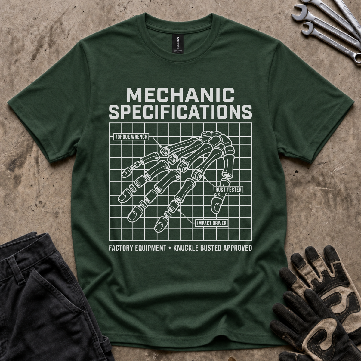 Mechanic spefications T-Shirt