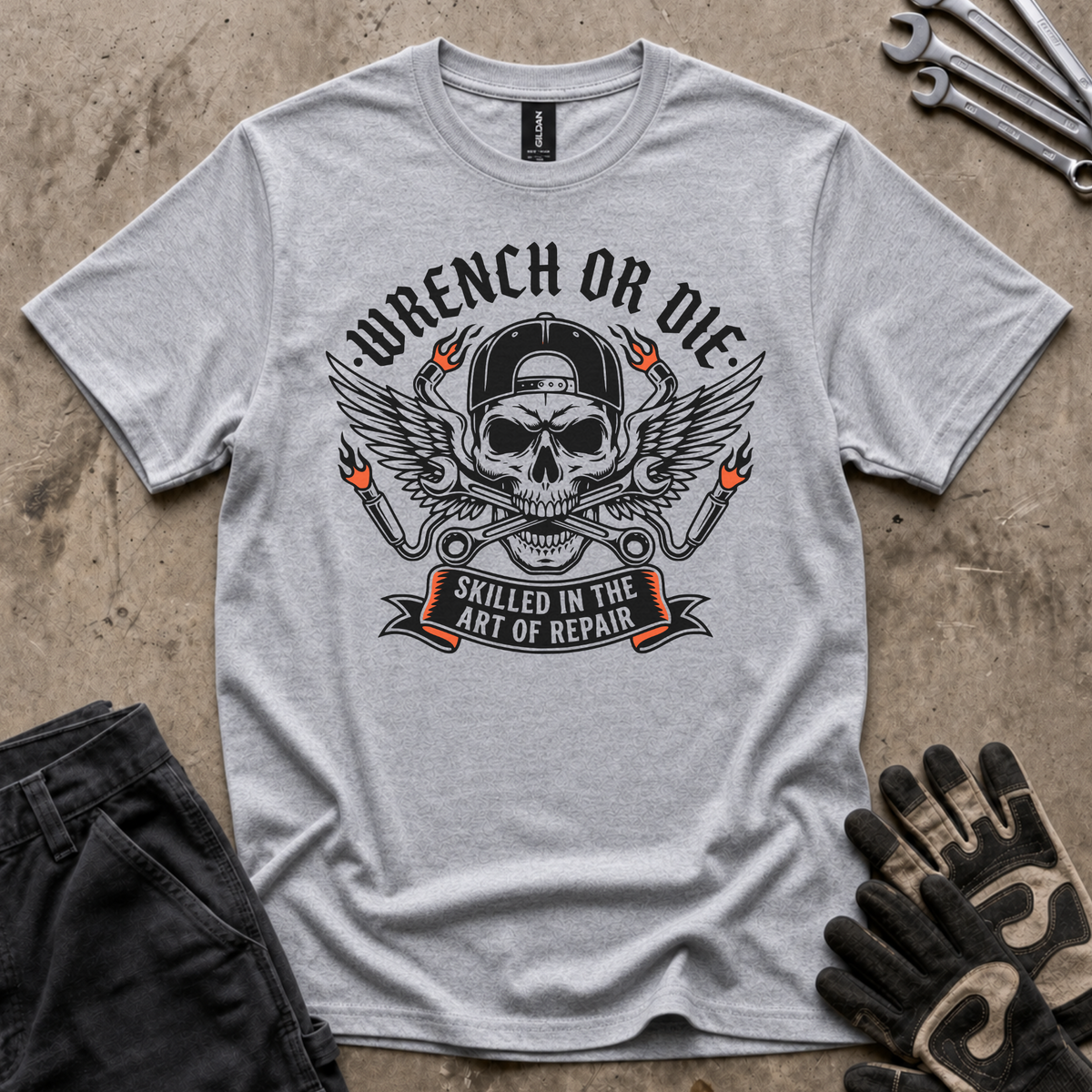 Wrench or Die T-Shirt