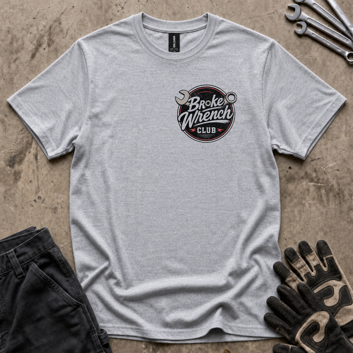 Broke Wrench Club Corner T-Shirt