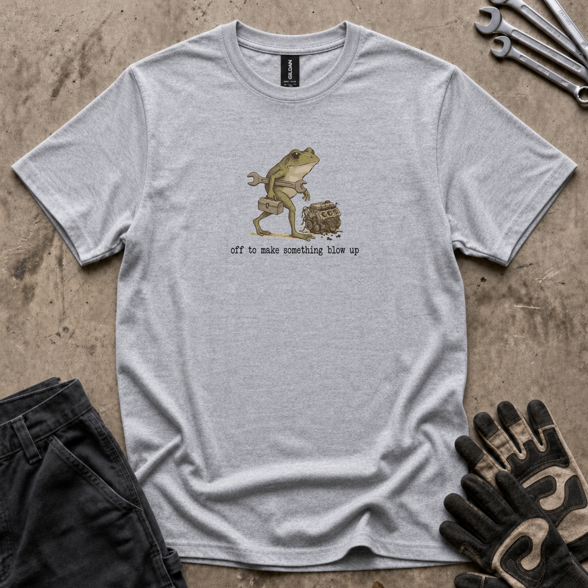 Frog Mechanic  T-Shirt