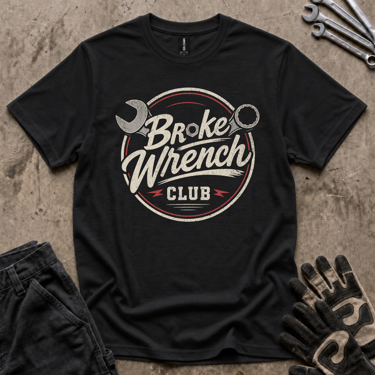 Broke Wrench Club Logo T-Shirt